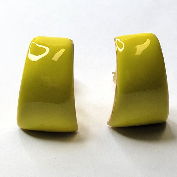 Bright Yellow Clip Ons - Picture 1 of 2